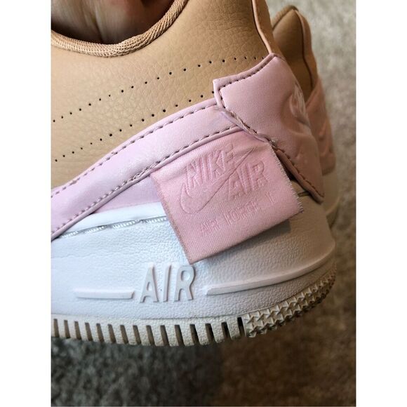 Nike Air Women’s Rose Gold and Pink Air Force Athletic Shoes Size 8.5 US - Picture 4 of 11